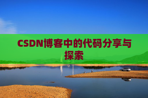 CSDN博客中的代码分享与探索
